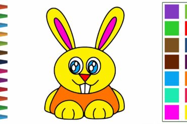 How to Draw a cute Rabbit with little Maryam | كيف ترسم أرنب لطيف مع ليتل مريم