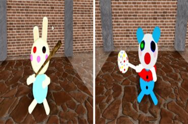 PIGGY BABY BUNNY VS PIGGY BABY CLOWNY JUMPSCARE