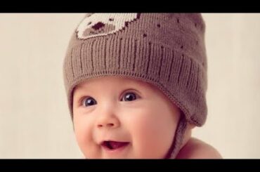 Cutest baby smile makes you happy.