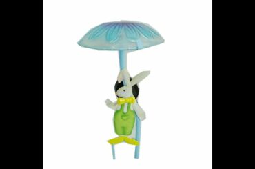 LH06724 Cute Rabbit Solar Decoration