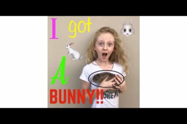 I GOT A BUNNY!!🐰She is so cute😱❤️