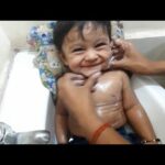 Baby bathing|| cute baby