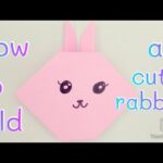 How to fold a cute rabbit!🐰 Fun kids video!!!😄