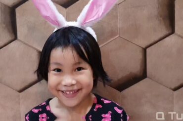 CUTE: Bunny / Rabbit craft by Qudsia. Shake Shake Shake rabbit’s head