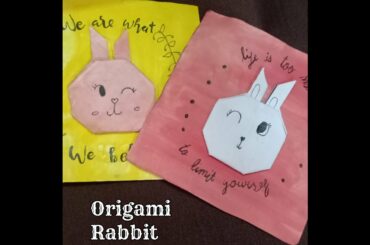 Origami cute rabbit card | Origami World - the art of folding #*#