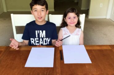 Drawing a cute bunny.