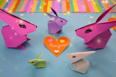 🐇 Easy Origami Bunny 🐇 (How to Make Origami Bunny Step by Step)