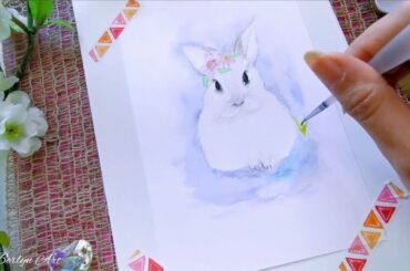 How To Paint A Cute Bunny / #Art 30