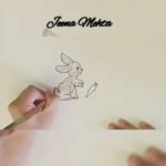 Easy Rabbit Drawing | How to draw a cute bunny | Easy Drawing Of Rabbit | Jeena Mehta