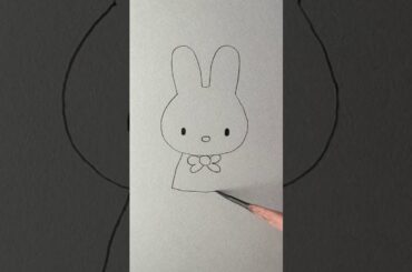 Draw a cute rabbit, let's give this little white rabbit a name