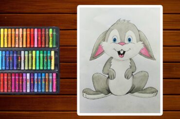 how to draw a rabbit for kids || how to draw a rabbit step by step || how to draw a rabbit