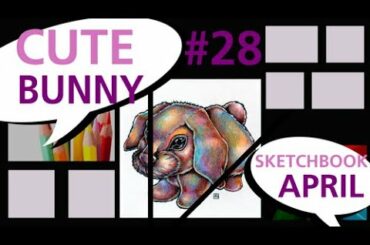 Drawing/Cute bunny/Sketchbook/April/#28~~РисованиеМилый кролик/Скетчбук/Апрель/№28