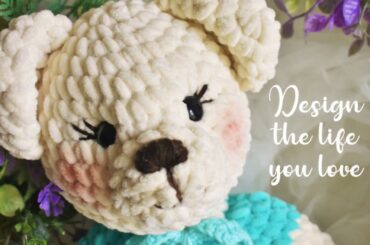 Cute bunny & love teddy bear with inspirational & motivational for kids teens and friends Love Gift