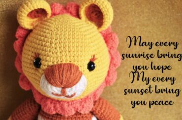 Motivation & inspiration quotes for kids with lovely handmade bear & rabbit creative handmade