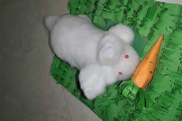 How to make a cute rabbit to decorate your home 🐰🐰🐰🐰😚😚😚😚😀😀
