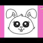 How To Draw A Cute Bunny Rabbit Step By Step 👉 How To Draw A Cute Baby Rabbit Video