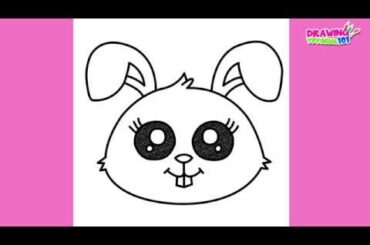 How To Draw A Cute Bunny Rabbit Step By Step 👉 How To Draw A Cute Baby Rabbit Video