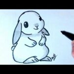 How to Draw Snow Bunny - Step by Step Tutorial