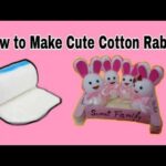 How to Make Rabbit with Cotton | Craft Now | Cute Cotton Rabbit | #Rabbit | #Bunny