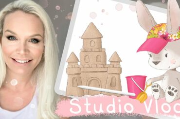 STUDIO VLOG 020 - How to draw a cute bunny in Procreate