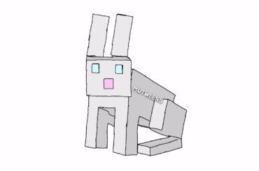 Cute rabbit i made! - Minecraft animation
