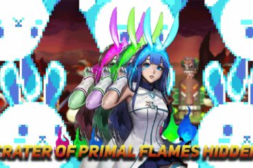 Crusaders Quest - Crater of Primal Flames - Just Bunnies doing cute things, right Yichui?