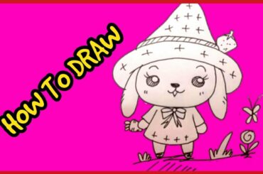 How do you draw a cute rabbit (easy)?