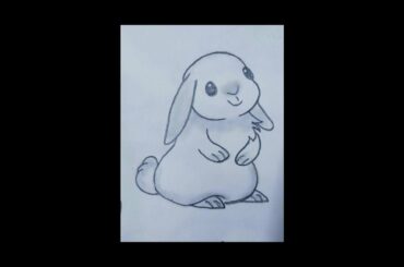 Rabbit // How to draw baby animal in 2 minutes - Rabbit
