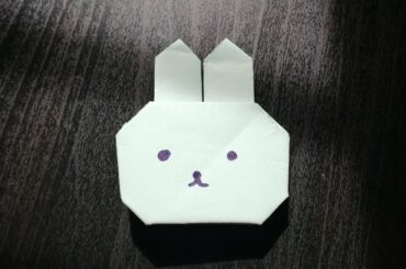 Origami (兔子）简单可爱 simple origami cute rabbit