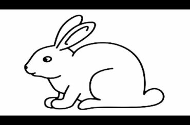 how to draw cute rabbit drawing and painting very easy drawing so cute drawings sketch drawing tips