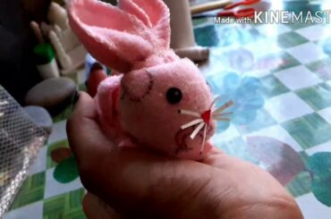 How to make cute rabbit with hankerchief / DIY ÌDEAS