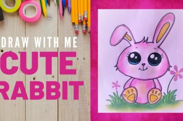 How To Draw A Cute Rabbit? #DrawCuteThings #DrawEasyThings  #StepByStepDrawing #HAPPYIDEAS