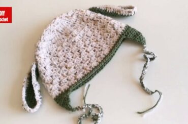 [Crochet] Cute rabbit ear dome hat