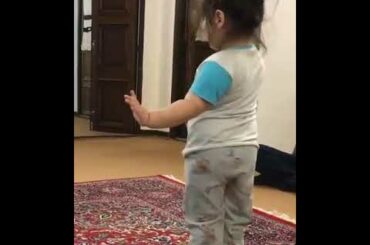 Cute baby dance
