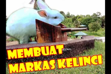 MEMBUAT RUMAH MARKAS KELINCI pake BASKOM BEKAS - Experiment WelvaartFamily #4