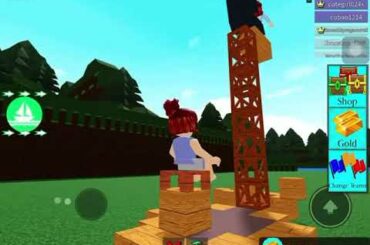 Roblux Build a Boat ⛵️⛵️⛵️for Treasure 💰💰💰 Collab with Cutiegirl (Babybunny) + Mic is now working