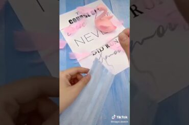 Cute rabbit shaped ring paper diy craft