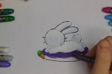 Easy Rabbit Drawing | Menggambar Kelinci Sederhana | Peter Rabbit| Cute rabbit| How to draw rabbit