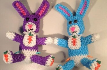 Baby Bunny Part 1 Loomigurumi Amigurumi Rainbow Loom Band Crochet Hook Only Easter