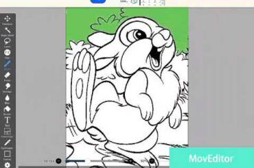 Today I colored this cute bunny hope you like the video💕💕❤️❤️