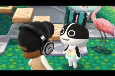 「Animal crossing」Change a rainbow clothes to my cute bunny 🐰🌈👚🥰💗