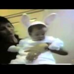 Baby Khloe Kardashian Dressed Up As a Rabbit