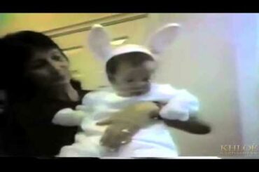 Baby Khloe Kardashian Dressed Up As a Rabbit