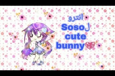 انترو لSoso cute bunny ( تصبيرة 1 ) 🌚