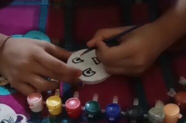 My mirror and my mirror cute rabbit face#craft Angel