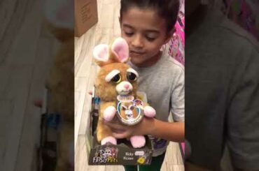 Bad Baby Bunny Feisty Pet Toy funny video!