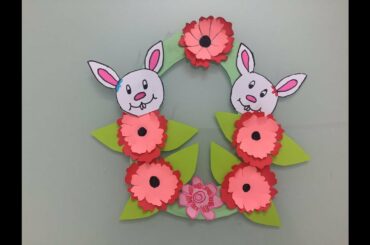 Easter Crafts - Easter Craft Ideas For Kids-Easter Wall Hanging-cute bunny
