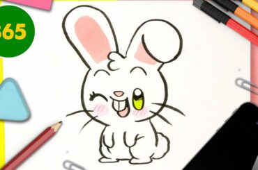 HOW TO DRAW A CUTE RABBIT KAWAII