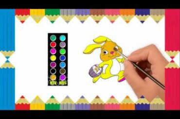 How to draw a cute bunny for kids