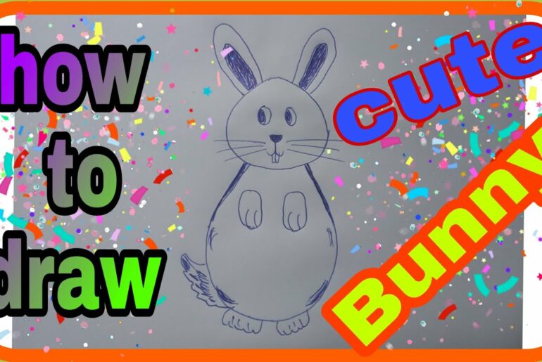How to draw cartoon || cute bunny || rabbit || खरगोश || YouTube video || 2020 ||